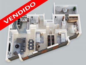 Vivienda Vendida 2A Edificio Balboa en Cáceres - CIT Promotora